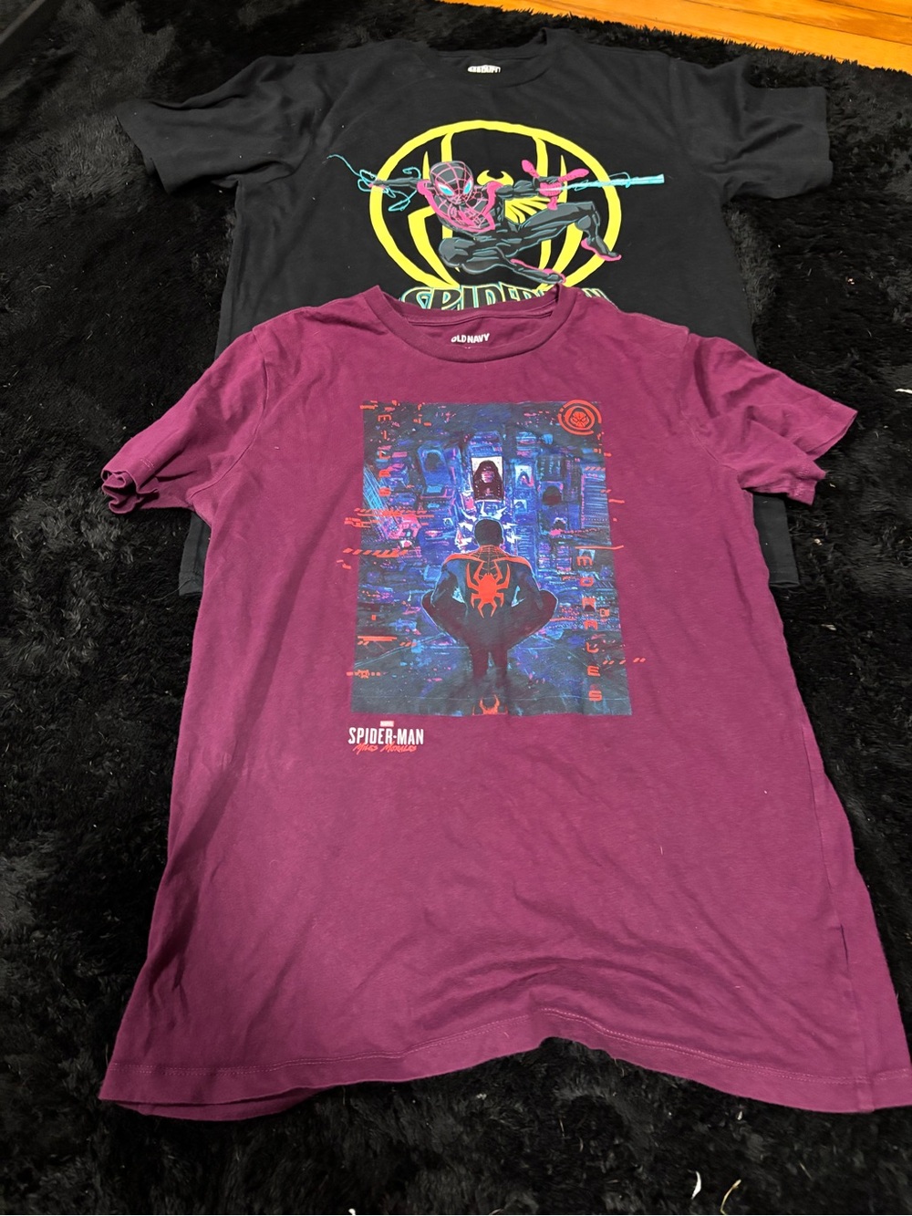Spider-Man Graphic Tee Bundle - Black & Plum